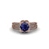 Sapphire Milgrain Gold Engagement Ring - Lyric No. 14 image 2
