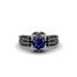 Sapphire Milgrain Gold Engagement Ring - Lyric No. 45 image 2