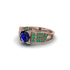 Sapphire Milgrain Gold Engagement Ring - Lyric No. 29 image 3