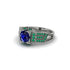 Sapphire Milgrain Gold Engagement Ring - Lyric No. 30