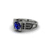 Sapphire Milgrain Gold Engagement Ring - Lyric No. 45 image 3