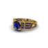 Sapphire Milgrain Gold Engagement Ring - Lyric No. 73 image 3