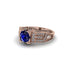 Sapphire Milgrain Gold Engagement Ring - Lyric No. 14 image 3