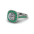 Milgrain Halo Round Diamond Engagement Ring - Odette No. 18 image 2