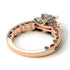 Modern Geometric Diamond Gold Engagement Ring - Beverly No. 32