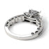 Modern Geometric Diamond Gold Engagement Ring - Beverly No. 33