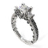 Modern Geometric Diamond Gold Engagement Ring - Beverly No. 33