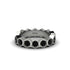 Black Diamond Modern Hexagon Wedding Band - Bianca No. 9 image 1