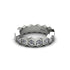 Diamond Modern Hexagon Wedding Band - Bianca No. 3 image 2