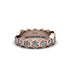Diamond Modern Hexagon Wedding Band - Bianca No. 2 image 1