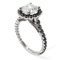 Modern Diamond Cushion Cut Engagement Ring - Uma No. 33 image 1