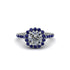 Modern Diamond Cushion Cut Engagement Ring - Uma No. 63 image 3