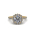 Modern Diamond Cushion Cut Engagement Ring - Uma No. 1 image 9
