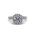 Modern Diamond Cushion Cut Engagement Ring - Uma No. 3 image 9