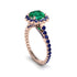 Modern Emerald Cushion Cut Engagement Ring - Uma No. 65 image 1