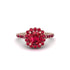 Modern Ruby Cushion Cut Engagement Ring - Uma No. 56