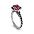 Modern Ruby Cushion Cut Engagement Ring - Uma No. 42 image 1