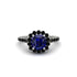 Modern Sapphire Cushion Cut Engagement Ring - Uma No. 45 image 3