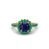 Modern Sapphire Cushion Cut Engagement Ring - Uma No. 28