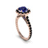 Modern Sapphire Cushion Cut Engagement Ring - Uma No. 44