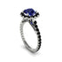 Modern Sapphire Cushion Cut Engagement Ring - Uma No. 45 image 1