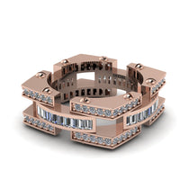 Diamond Monarch Baguette Gold Men's Ring - Micah No. 2 image 1