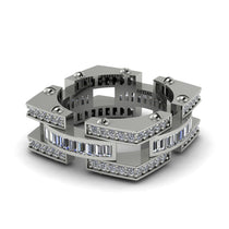 Diamond Monarch Baguette Gold Men's Ring - Micah No. 3 image 1