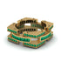 Emerald Monarch Baguette Gold Men's Ring - Micah No. 4 image 1