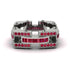 Ruby Monarch Baguette Gold Men's Ring - Micah No. 12 image 3