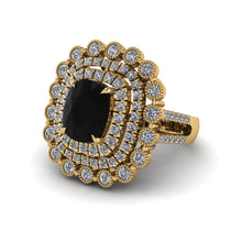 Diamond Multi Halo Oval Engagement Ring - Caitlin No. 7 image 1