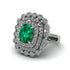 Diamond Multi Halo Oval Engagement Ring - Caitlin No. 6 image 1