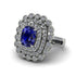 Diamond Multi Halo Oval Engagement Ring - Caitlin No. 15 image 1
