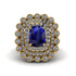Diamond Multi Halo Oval Engagement Ring - Caitlin No. 13 image 3