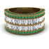 Diamond Multi-Row Halo Wedding Band - Blake No. 16