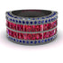 Ruby Multi-Row Halo Wedding Band - Blake No. 72