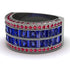 Sapphire Multi-Row Halo Wedding Band - Blake No. 60 image 3