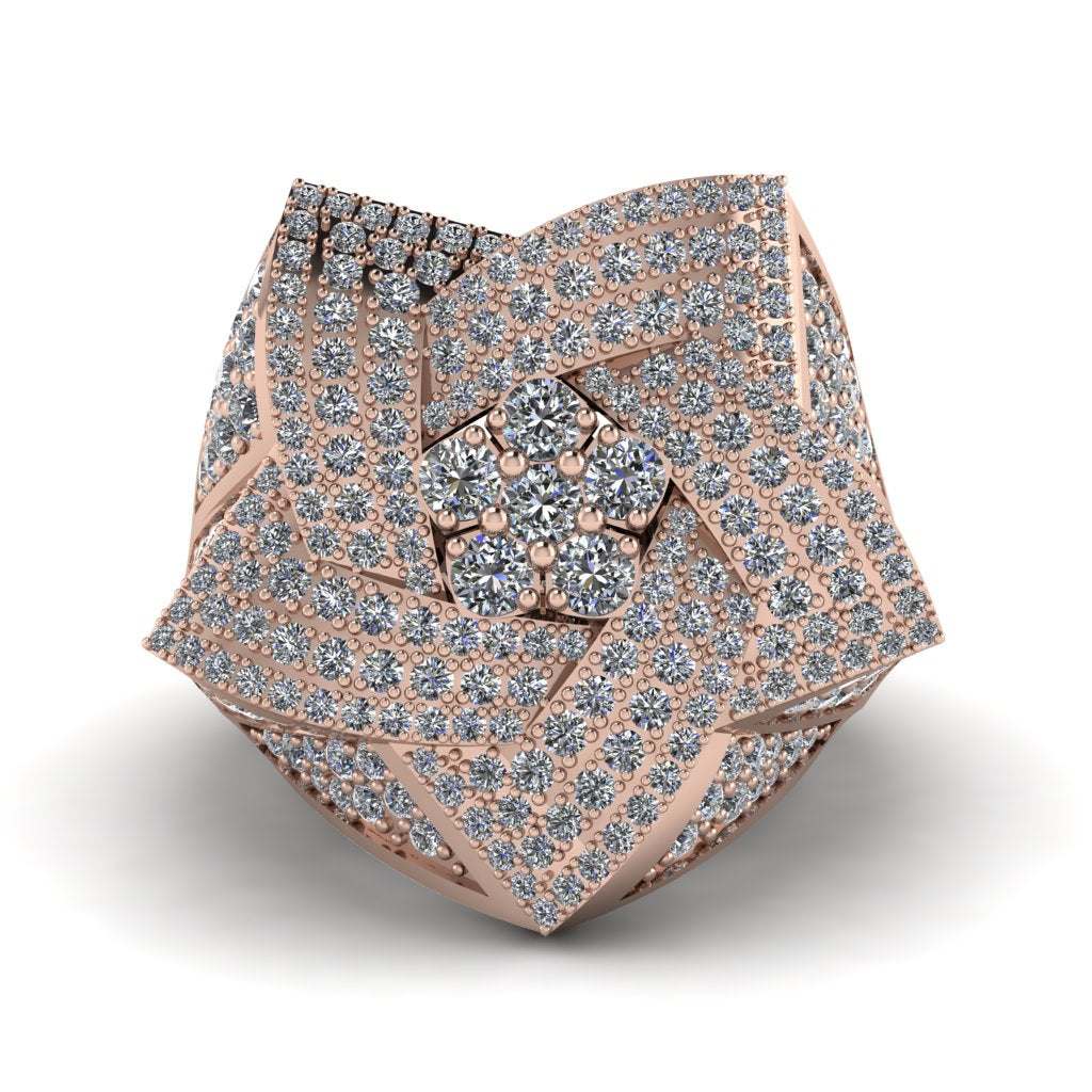 Natural Diamonds Men's Star Fashion Ring - Toby No. 2