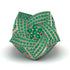 Natural Emeralds Men's Star Fashion Ring - Toby No. 5 image 2