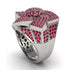 Natural Rubys Men's Star Fashion Ring - Toby No. 12 image 3