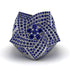 Natural Sapphires Men's Star Fashion Ring - Toby No. 15 image 2