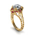 Diamond Ornate Filigree Engagement Ring - Evie No. 46