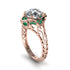 Diamond Ornate Filigree Engagement Ring - Evie No. 17 image 1
