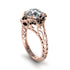 Diamond Ornate Filigree Engagement Ring - Evie No. 32 image 1