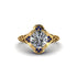 Diamond Ornate Filigree Engagement Ring - Evie No. 61 image 2
