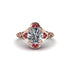Diamond Ornate Filigree Engagement Ring - Evie No. 47 image 2