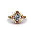 Diamond Ornate Filigree Engagement Ring - Evie No. 46