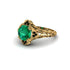 Emerald Ornate Filigree Engagement Ring - Evie No. 34 image 3