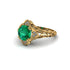 Emerald Ornate Filigree Engagement Ring - Evie No. 4 image 3
