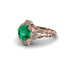 Emerald Ornate Filigree Engagement Ring - Evie No. 5 image 3