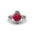 Ruby Ornate Filigree Engagement Ring - Evie No. 12 image 2